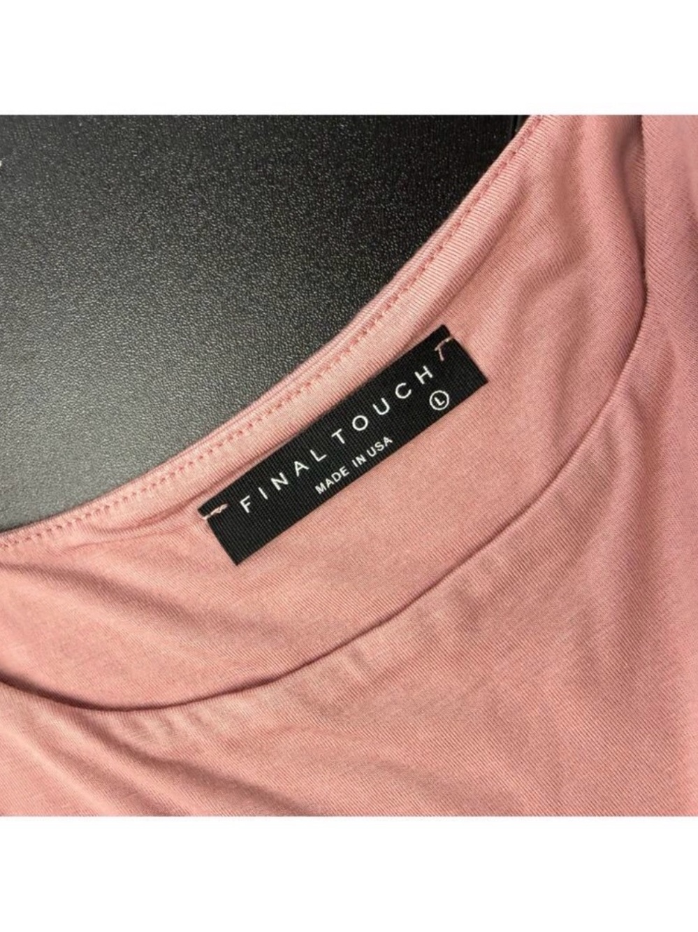 Final Touch Dusty Rose Tank Romper - Picture 5 of 5